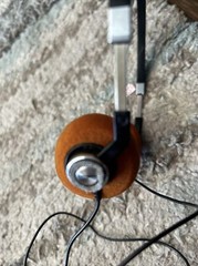 Vintage Panasonic RD 9217 Headphones Wired Retro Medal Band Over Ear