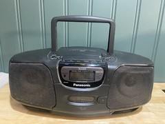 Panasonic RX-DS35 Portable CD/TAPE/AM/FM XBS Mash Boom Box Stereo System Player