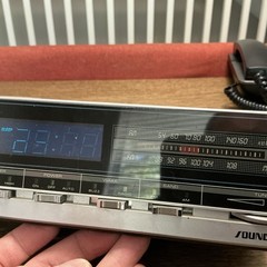 Vintage Soundesign Dual Alarm Clock Radio # 3744 Wood Grain – READ