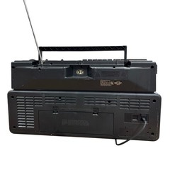 Vtg Magnavox D8300 AM FM Stereo Boombox Radio Dual Cassette Works Sounds Great!