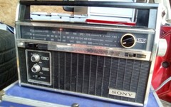 Sony TFM-7400W AM/FM Public Service Band Radio Vintage