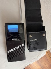 Vintage Magnavox Escort 2 Portable TV AM/FM Stereo Radio w/ Case