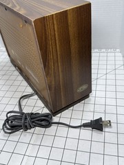 Vintage SONY AM/FM Desktop Radio ICF-9740W Wood Grain Tested Working