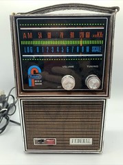 Federal, Radio, Model 610, Portable AM AC/DC Band, Transistor Solid State, Works