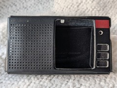 Panasonic Matsushita RF-9 FM MW SW1-7 9 Band Receiver Compact Radio + Case
