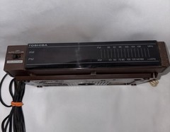 Vintage Toshiba 2 Band Clock Radio Model RC-7100 AM/FM Alarm TESTED WORKING