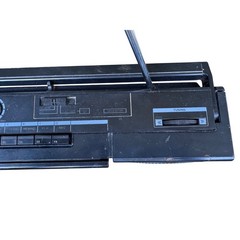 Vintage Lloyds AM FM Stereo Cassette Recorder Boombox Portable Radio Black READ