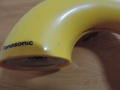 Vintage 1970s Yellow Panasonic Toot- A- Loop AM Radio R72 Works