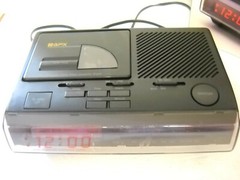 Vintage GPX Clock Radio Cassette Player DC700 Gran Prix, Alarm Clock, AM/FM Used