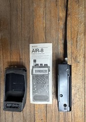 Sony Air-8 Handheld Synthesized Receiver 4-Band PSB/AIR/FM/AM Radio Manual Cover