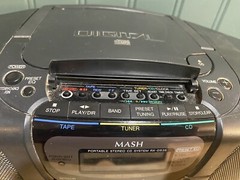 Panasonic RX-DS35 Portable CD/TAPE/AM/FM XBS Mash Boom Box Stereo System Player