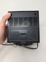 Vtg MCM Sony TFM C450W Weather CUBE AM/FM Flip Clock Radio Parts / Repair (READ)