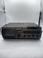 VTG Rare BROKSONIC CRT-1800 Universal TV – Radio – Cassette Recorder FOR PARTS