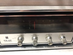Panasonic RE-7369 Vintage FM-AM 2-Band Radio Solid State 1970s Wood Case Radio