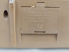 Vintage 1970 RARE « THE VIP RADIO » Radio with Nameplate for Desk Model NPR 100