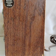 Realistic MTA-8 Vintage AM FM Radio Wood Grain Retro Analog Tested Works