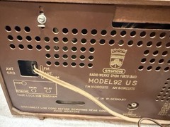 💙Grundig-Majestic Model 92 Radio tube WEST GERMANY 1950&rsquo;s « Hi-Fi Sound » works