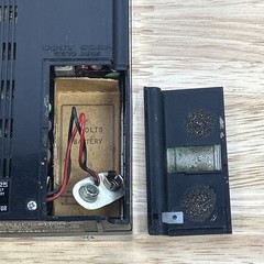 Sony Vintage TFM-825 AM/FM Transistor Radio MI Made In Tokyo Japan 1964