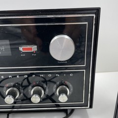 Vtg Motorola Stereophonic FM AM Stereo Radio & Speakers Model TT39FW Japan made