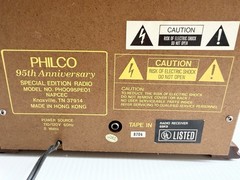 Vintage Philco 95th Anniversary Cathedral AM/FM Radio Special Edition, READ
