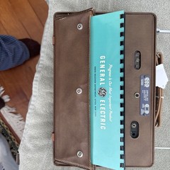 Vtg General Electric World Monitor P-990A 17 Transistor 5 Band Radio Tested