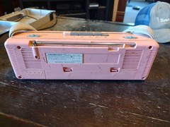 Vintage 80s Color Tunes Sound Design Radio Cassette Pink 4617 Boom Box