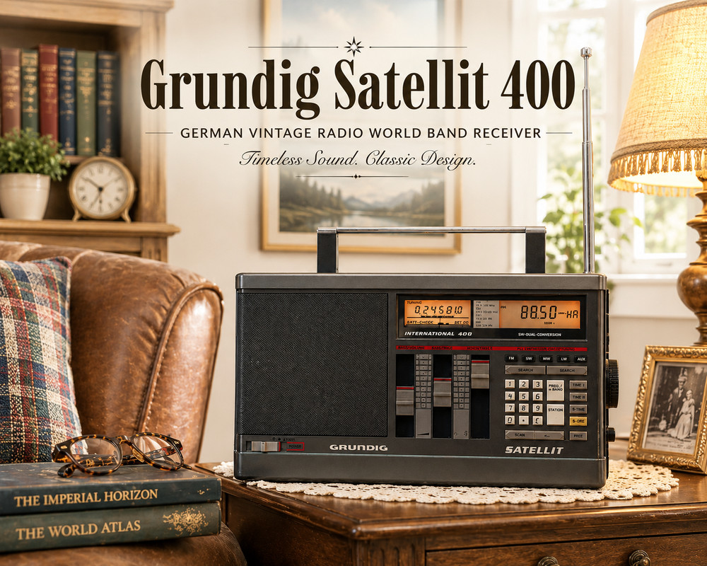 Grundig Satellit 400 🌈RaRe🌈 Vintage Radio World Band Receiver