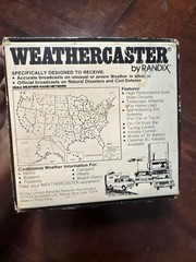 VTG Randix Weathercaster WB 34 Radio with Box, Battery Powered