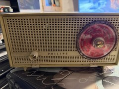 Philips Philetta de Luxe BD 274 U Tube Radio, Vintage, PU SW MW FM