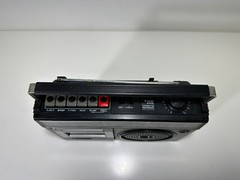 Vintage Sanyo M2555N 3-Band Radio & Cassette Player/Recorder ~ Tape Not Working