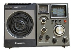 Panasonic RF-1170 Shortwave Radio JAPAN 5-BAND UHF/PSB/Low High/FM-AM – Vintage