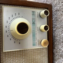 1965 FM Radio VINTAGE KLH model 21 Twenty-one MID-CENTURY wood case WORKS WELL