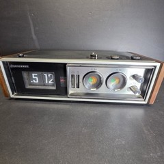 Vintage Panasonic RC-7469 Flip Clock AM/FM Radio Japan Original Box Manual