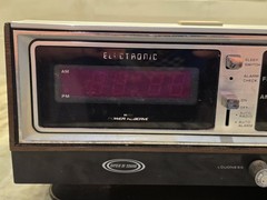 ZENITH H472W VINTAGE CIRCLE OF SOUND AM/FM ELECTRONIC CLOCK RADIO Working Tested