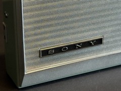 SONY TR-6081 Vintage Transistor Six Radio Light Blue Original Leather Case WORKS
