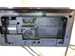 Panasonic Electric Clock Radio 2 Band AM / FM Model RC 6115 Vintage Working