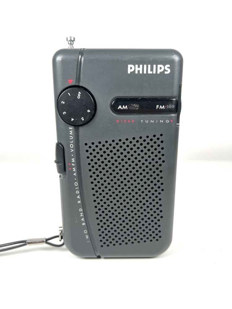 Philips D1240 Two Band Radio A Vintage AM FM Perfect CONDITION – Tested ✅