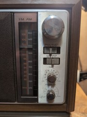 Vintage Sony ICF-9740W FM/AM 2 Bands Desk Top Radio TESTED & WORKING