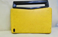 Motorola Yellow Portable Radio With Rotating Handle Antenna Model 5p32Y