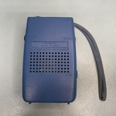 VINTAGE PANASONIC MATSUSHITA AM TRANSISTOR RADIO MODEL R-1052 BLUE