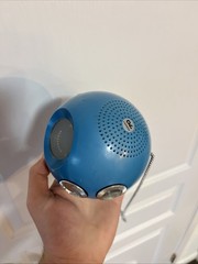 Vintage 1969 Panasonic Radio Panapet BLUE BALL R-70 Model Space Age AM Works