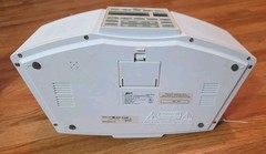Vintage Zenith Z253W AM/FM Stereo Clock Radio CD Player White – FOR PARTS ONLY.