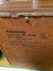 Vintage Panasonic RE-6286 AM/FM Radio Woodgrain Matsushita Japan *Working