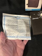 Emerson Am Pocket Radio Vintage Tested Works Good