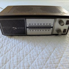 Vtg General Electric T285C Desktop Radio – AM/FM Dual Speaker Tested Working