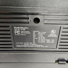RadioShack 12-795 Multiband Portable Radio AM/FM/SW/CB/Air/Weather/TV – Tested