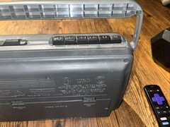 VTG GE 3-5264A AM/FM Radio Cassette Recorder Portable Boombox Tested Working