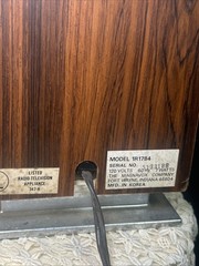 Vintage Magnavox Flip Clock Radio Model 1R1784 Woodgrain Japan AM/FM Alarm Power