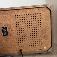 Vintage 1970s PANASONIC RE-7259 AM FM 2-Band Wood Cabinet Tabletop Radio WORKING