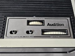 Vintage Audition Flip Clock AM-FM Radio Model 1288-8 With Box/Papers (READ)